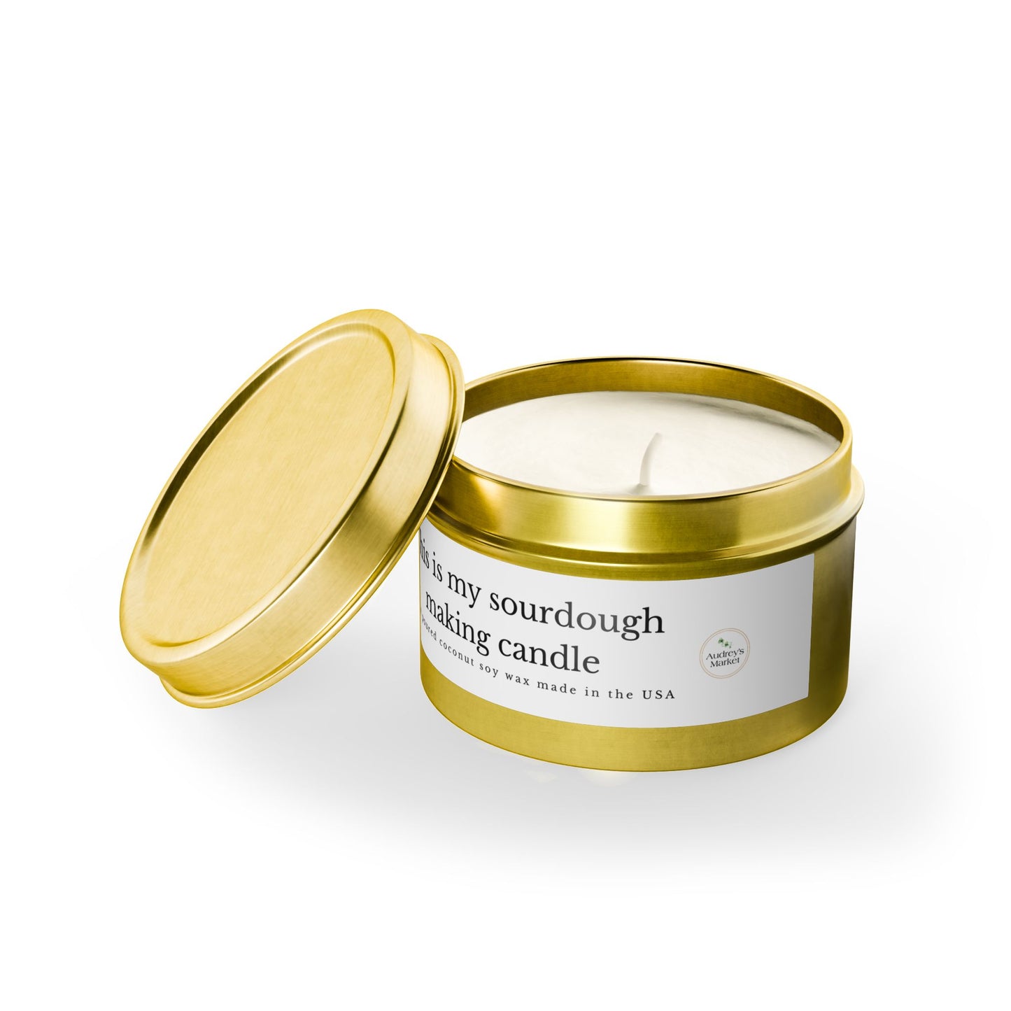 This Is My Sourdough Making Candle - Audrey's Market design Made in the USA