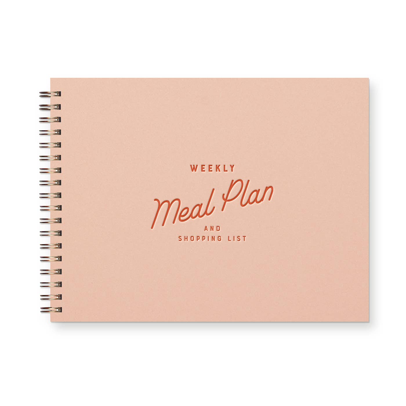 Retro Weekly Meal Planner Stationary Set