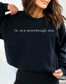 In My Sourdough Era Homesteading Sweatshirt - Audrey's Market Original Design | Available in Black and Navy