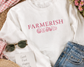 Farmerish Floral Sweatshirt — Cozy Farmhouse Crewneck