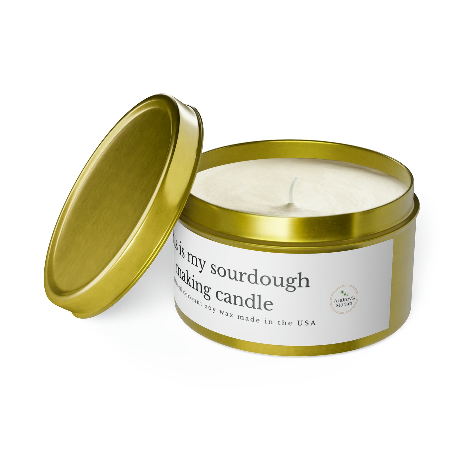 This Is My Sourdough Making Candle - Hand Poured in the USA, Available in 3 colors and 5 scents!