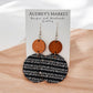 Lightweight Wooden Cork Earrings - Available in 4 Gorgeous Styles