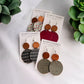 Lightweight Wooden Cork Earrings - Available in 4 Gorgeous Styles