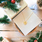 Gold Heart Minimalist Mama Necklace + FREE Gift Box