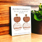 Boho Polymer Clay Brown/Cream Dangle Earrings