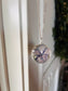 Pressed Flower Resin Botanical Glass Necklace in 3 Styles - Yellow Wildflower, Yellow Poppies, & Purple Poppy Design