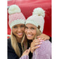 NEW CC Exclusive Womens Pom Knit Hearts Beanie - 4 Cute Styles!