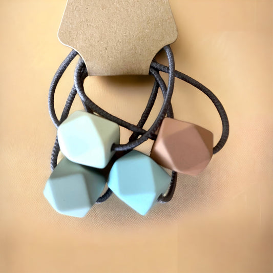 Geometric Hair Tie Ponytail Holder