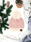 NEW CC Exclusive Womens Pom Knit Hearts Beanie - 4 Cute Styles!