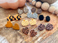 Clay Stud Earrings Autumn Collection
