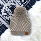 NEW CC Exclusive Womens Pom Knit Hearts Beanie - 4 Cute Styles!