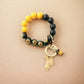 Beaded Wristlet Bangle Keychains