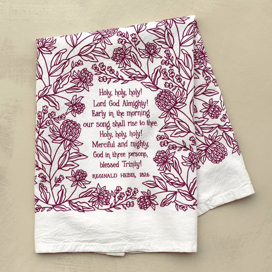 Little Things Studio - Holy, Holy, Holy! Hymn Tea Towel