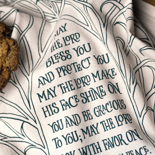 Little Things Studio - The Blessing Hymn Tea Towel