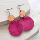 Lightweight Wooden Cork Earrings - Available in 4 Gorgeous Styles