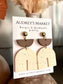 Boho Clay Earrings Simple Style Neutral