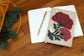 Double Bloom Embroidered Botanical Floral Journal
